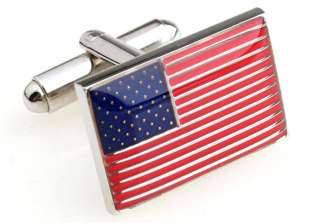 American United States US USA Flag CUFFLINKS Cuff Links  
