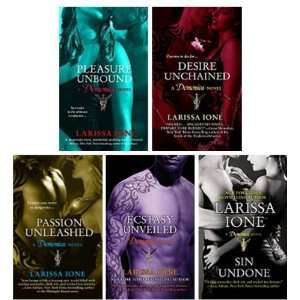   Unleashed, #4 Ecstasy Unveiled, #5 Sin Undone) Larissa Ione Books