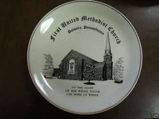 First United Methodist Church Palmyra PA Plate  