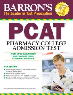   Barrons PCAT, 5th Edition by Marie Chisholm Burns 