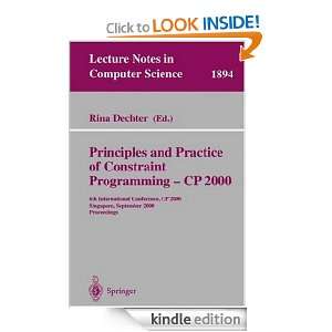   18 21, 2000 Proceedings Rina Dechter  Kindle Store
