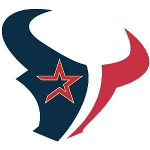  Houston Astros and Texans Ultimate Fan Decal 6in Sports 