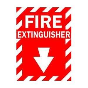 Sign,14x10,fire Extinguisher   BRADY  Industrial 
