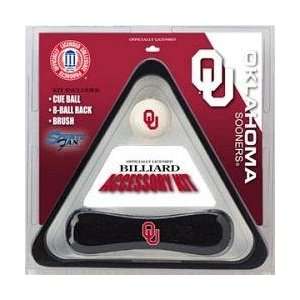   Sooners Officially Licensed Billiard Accessory Kit