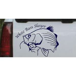   Bass Slayer Hunting And Fishing Car Window Wall Laptop Decal Sticker