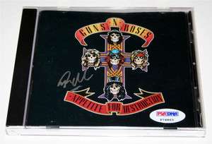 Steven Adler Guns N Roses APPETITE FOR DESTRUCTION Signed CD PSA/DNA 