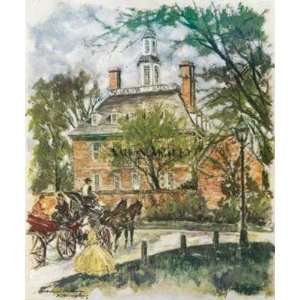 Governors Carriage, Williamsburg By John Haymson Highest Quality Art 