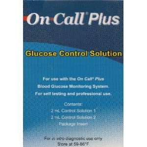  On Call Plus Glucose Control Solution Health & Personal 