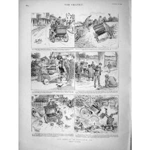  1896 Auto Motor Car Robinson Jones Transport Comedy