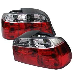  Spyder Auto BMW E38 7 Series Red Clear Crystal Tail Light 