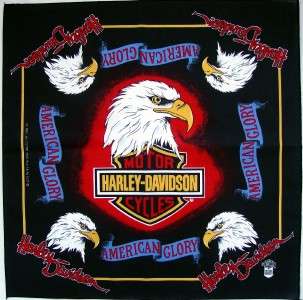 Harley Davidson American Glory Bandana Motorcycles USA  