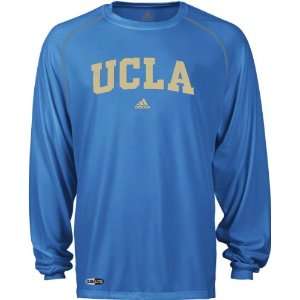  UCLA Bruins Blue adidas Football Sideline Long Sleeve T 