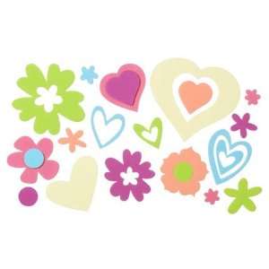  Foamies Heart and Flower Sticker Box Toys & Games
