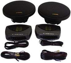 Cadence ZRS 55KS 5.25” 240 Watt Slim Component Car Speakers, Silk 