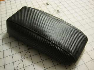 94 01 Integra Black carbon fiber vinyl console cover  