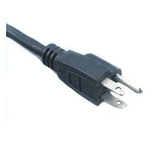  AVB Cable PC 1FT BK 16 AWG 3 Conductor SJT Male to Female 