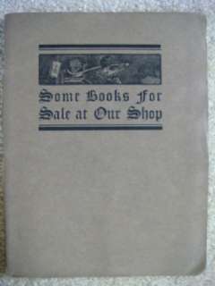 Roycroft Roycrofters Catalog SOME BOOKS FOR SALE 1901  