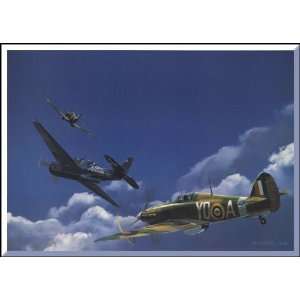   , TBM Avenger & Spitfire World War II Aviation Art