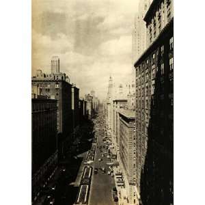  1939 Print Park Avenue Metropolitan New York City Road 