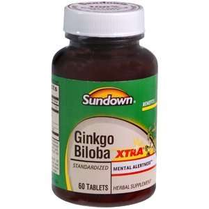  Special pack of 6 SUN DOWN GINKGO BILOBA XTRA TabS 60 