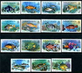 Turks & Caicos Island 360 74 MNH Marine Life Fish x5053  