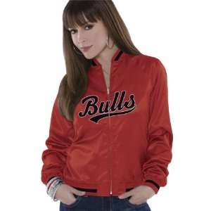 Chicago Bulls Womens Reversible Satin Jacket   by Alyssa Milano 