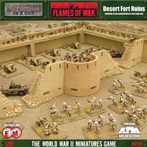  Battlefield in a Box Desert Fort Ruins Toys & Games