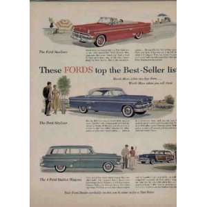  These FORDs top the Best Seller list, The Ford Sunliner, The Ford 