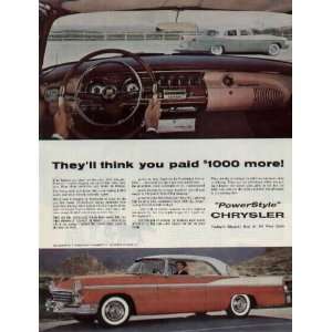 Theyll think you paid $1000 more  1956 Chrysler Windsor V 8 Ad 