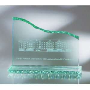  Glass Horizontal Wave, Pearl Edge Award   Large