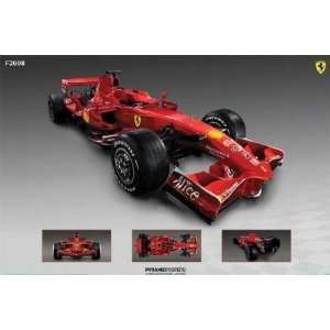  Ferrari   F2008 Race Car by Unknown. PLAQUE MOUNTED. 36.00 