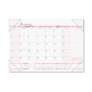 House of DoolittleTM Breast Cancer Awareness Monthly Desk Pad Calendar 