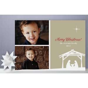  Away In a Manger Christmas Photo Cards Health & Personal 