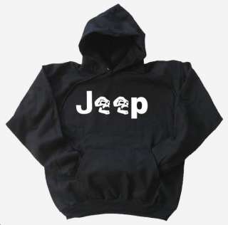 Jeep Extreme Grill Hoodie Hoody Sweatshirt 4x4 Comfort  
