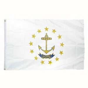  Rhode Island Flag 6X10 Foot Nylon Patio, Lawn & Garden