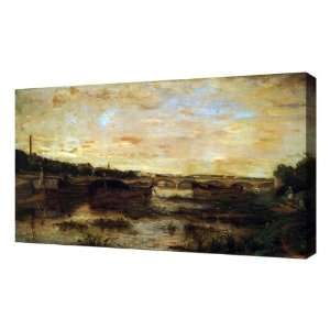  The Seine beneath the Pont dlna by Morisot   Framed 