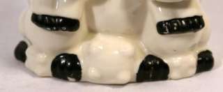  Calves Babies Funny Figurine Udders Family Porcelain Black Wht  