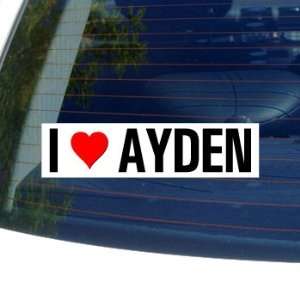  I Love Heart AYDEN   Window Bumper Laptop Sticker 