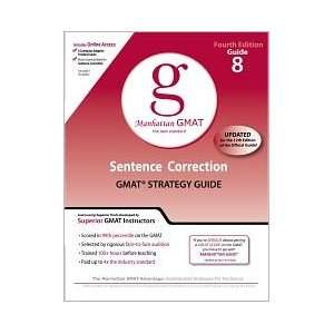  Sentence Correction GMAT Preparation Guide (8 Guide 