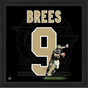  Drew Brees New Orleans Saints 20x20 Framed Uniframe Jersey 