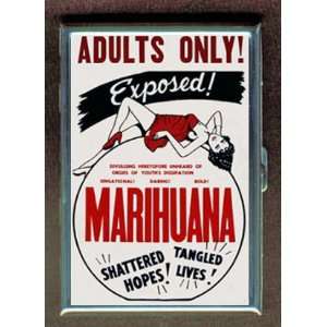  MARIJUANA DIMESTORE SEXY PULP ID Holder, Cigarette Case or 