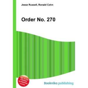  Order No. 270 Ronald Cohn Jesse Russell Books