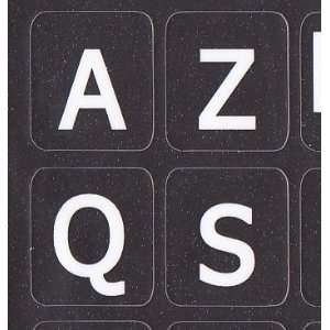  FRENCH AZERTY LARGE LETTERING (UPPER CASE)KEYBOARD STICKER 