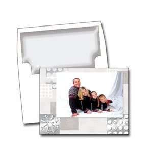  NRN SILVER SNOWFLAKES Photo Cards   6 x 8   100 Cards 