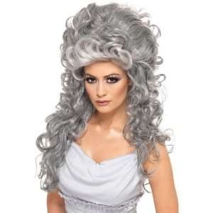  Grey Long Curly Witch Vampire Horror Holloween Wig Toys 