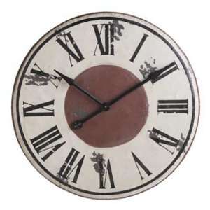  Vintage Distressed French Motif Wall Clock