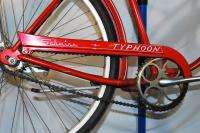 Vintage Schwinn Typhoon middleweight bicycle bike Flamboyant Red 26 