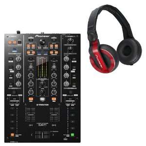  Pioneer DJM T1 DJ Mixer w/ HDJ 500R Headphones Musical 