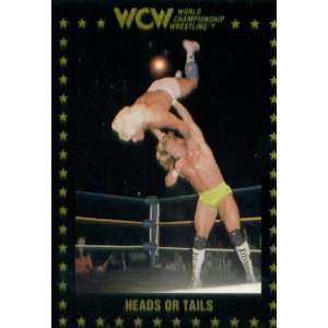 1991 WCW Collectible Wrestling Card #91  Lex Luger vs Ric Flair 