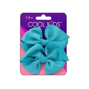   Offray Cool Kids Bow Solid Color Turquoise 2pc Arts, Crafts & Sewing